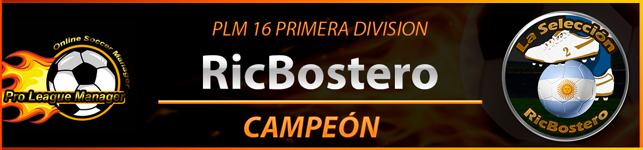 RicBostero Campeon PLM16.png